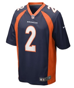Patrick Surtain II 2 Denver Broncos Home Game Player Jersey - Navy