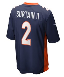 Patrick Surtain II 2 Denver Broncos Home Game Player Jersey - Navy