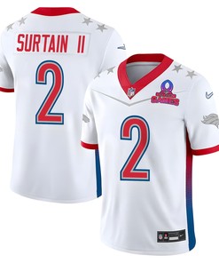 Patrick Surtain II 2 Denver Broncos Pro Bowl 2023 Patch Men Jersey - White