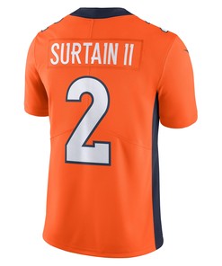 Patrick Surtain II 2 Denver Broncos Vapor Untouchable Limited Jersey - Orange