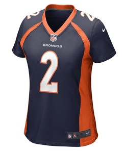 Patrick Surtain II 2 Denver Broncos Women's Home Game Jersey - Navy