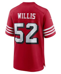 Patrick Willis 52 San Francisco 49ers Retired Alternate Game Jersey - Scarlet