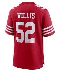 Patrick Willis 52 San Francisco 49ers Retired Player Game Jersey - Scarlet