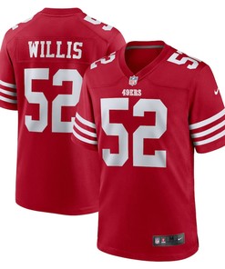 Patrick Willis 52 San Francisco 49ers Retired Player Team Game Jersey - Scarlet