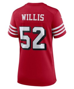 Patrick Willis San Francisco 49ers Women's Alternate Game Jersey - Scarlet