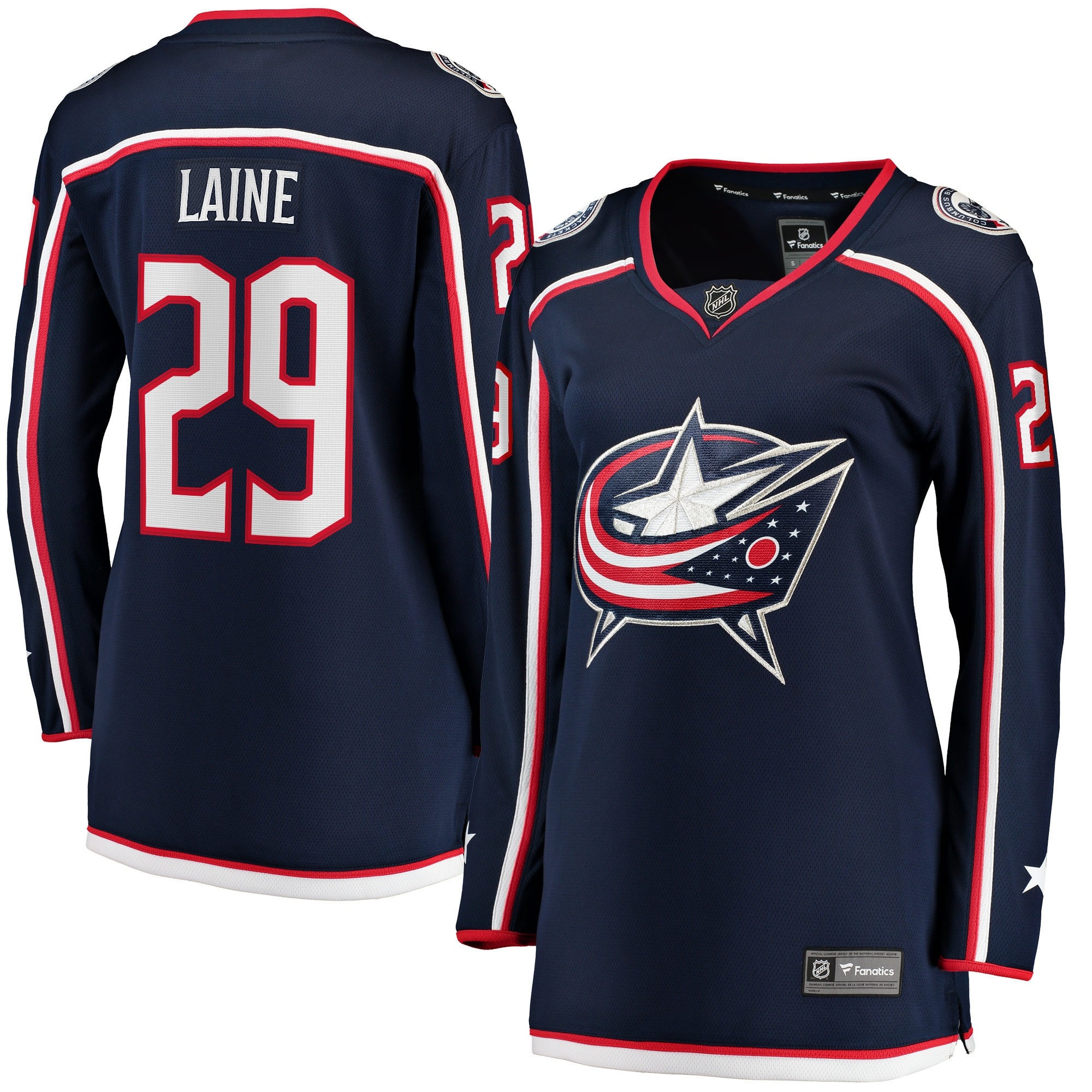 Patrik Laine Columbus Blue Jackets Fanatics Branded Womens Home Breakaway Jersey - Navy Nhl