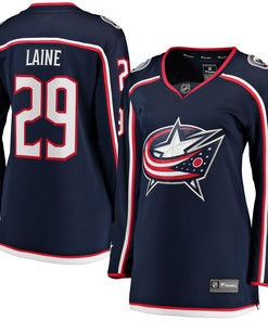 Patrik Laine Columbus Blue Jackets Fanatics Branded Womens Home Breakaway Jersey - Navy Nhl