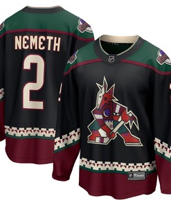 Patrik Nemeth Arizona Coyotes Fanatics Branded Home Breakaway Player Jersey - Black Nhl