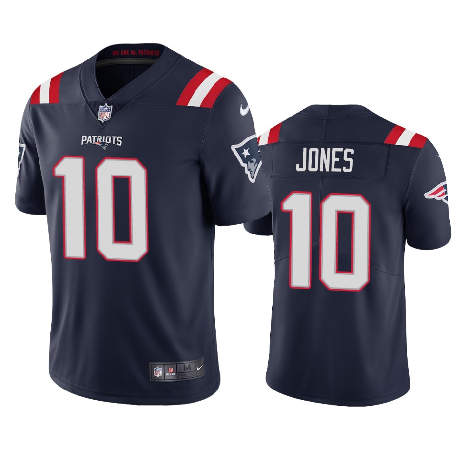 Patriots Mac Jones 2021 Nfl Draft Navy Vapor Limited Jersey