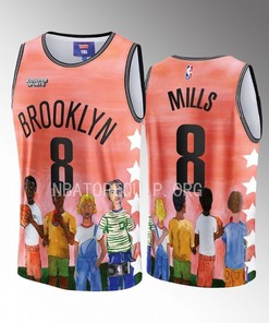 Patty Mills 8 Brooklyn Nets & KidSuper Studios Unisex Hometown Jersey