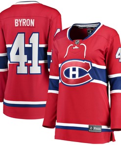 Paul Byron Montreal Canadiens Fanatics Branded Womens Home Breakaway Player Jersey - Red Nhl