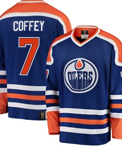 Paul Coffey Edmonton Oilers Fanatics Branded Premier Breakaway Retired Player Jersey - Blue Nhl