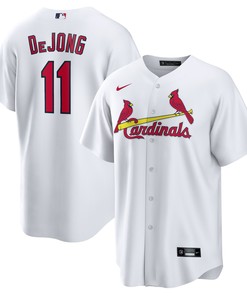 Paul Dejong St. Louis Cardinals Home Official Replica Player Jersey - White Mlb