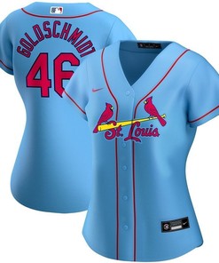 Paul Goldschmidt #46 St Louis Cardinals 2020 Mlb Blue Womens Jersey