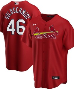 Paul Goldschmidt #46 St Louis Cardinals 2020 Mlb Red Jersey