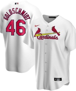 Paul Goldschmidt #46 St Louis Cardinals 2020 Mlb White Jersey