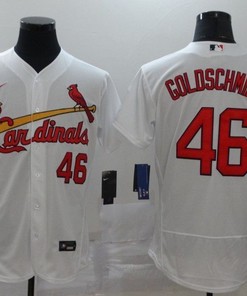 Paul Goldschmidt #46 St Louis Cardinals 2020 Mlb White Jersey