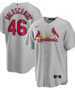 Paul Goldschmidt St Louis Cardinals Road Replica Player Name Jersey Gray Mlb