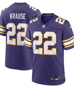 Paul Krause 22 Minnesota Vikings Classic Retired Men Jersey - Purple