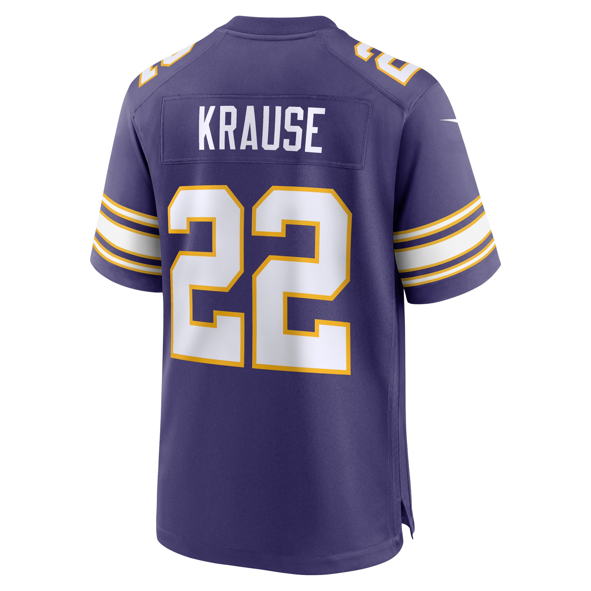 Paul Krause 22 Minnesota Vikings Classic Retired Men Jersey - Purple