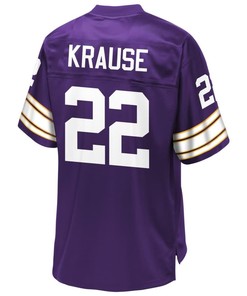 Paul Krause Minnesota Vikings Nfl Pro Line Retired Player Jersey - Purple