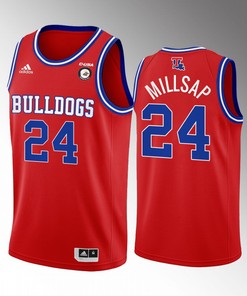 Paul Millsap 24 Louisiana Tech Bulldogs Red Jersey College Basketball Alternate