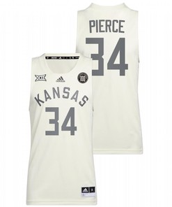 Paul Pierce 34 White Kansas Jayhawks Alumni Basketball Reverse Retro Jersey