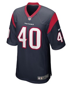 Paul Quessenberry Houston Texans Game Player Jersey - Navy