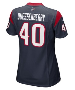 Paul Quessenberry Houston Texans Women's Game Player Jersey - Navy