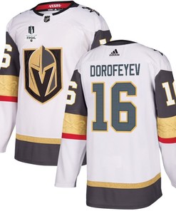 Pavel Dorofeyev 16 Vegas Golden Knights Stanley Cup 2023 Final Patch Away Breakaway Men Jersey - White