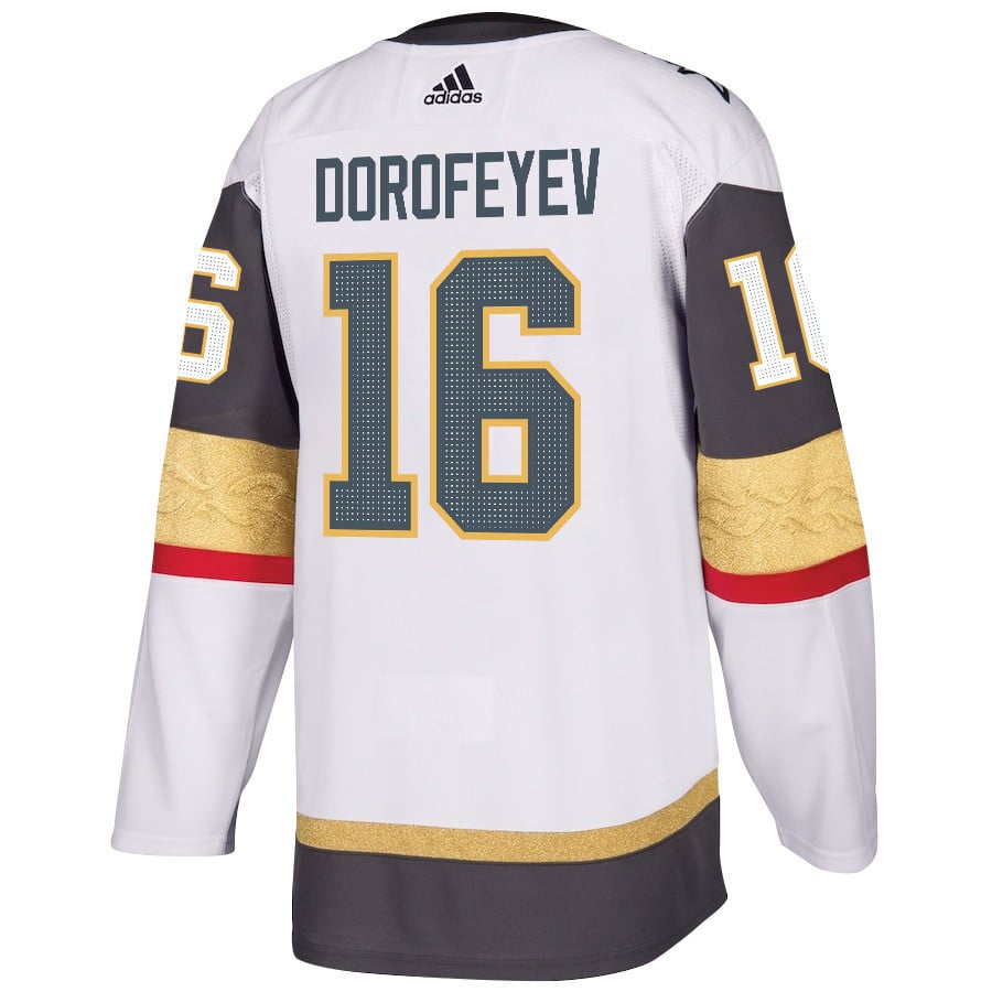 Pavel Dorofeyev 16 Vegas Golden Knights Stanley Cup 2023 Final Patch Away Breakaway Men Jersey - White