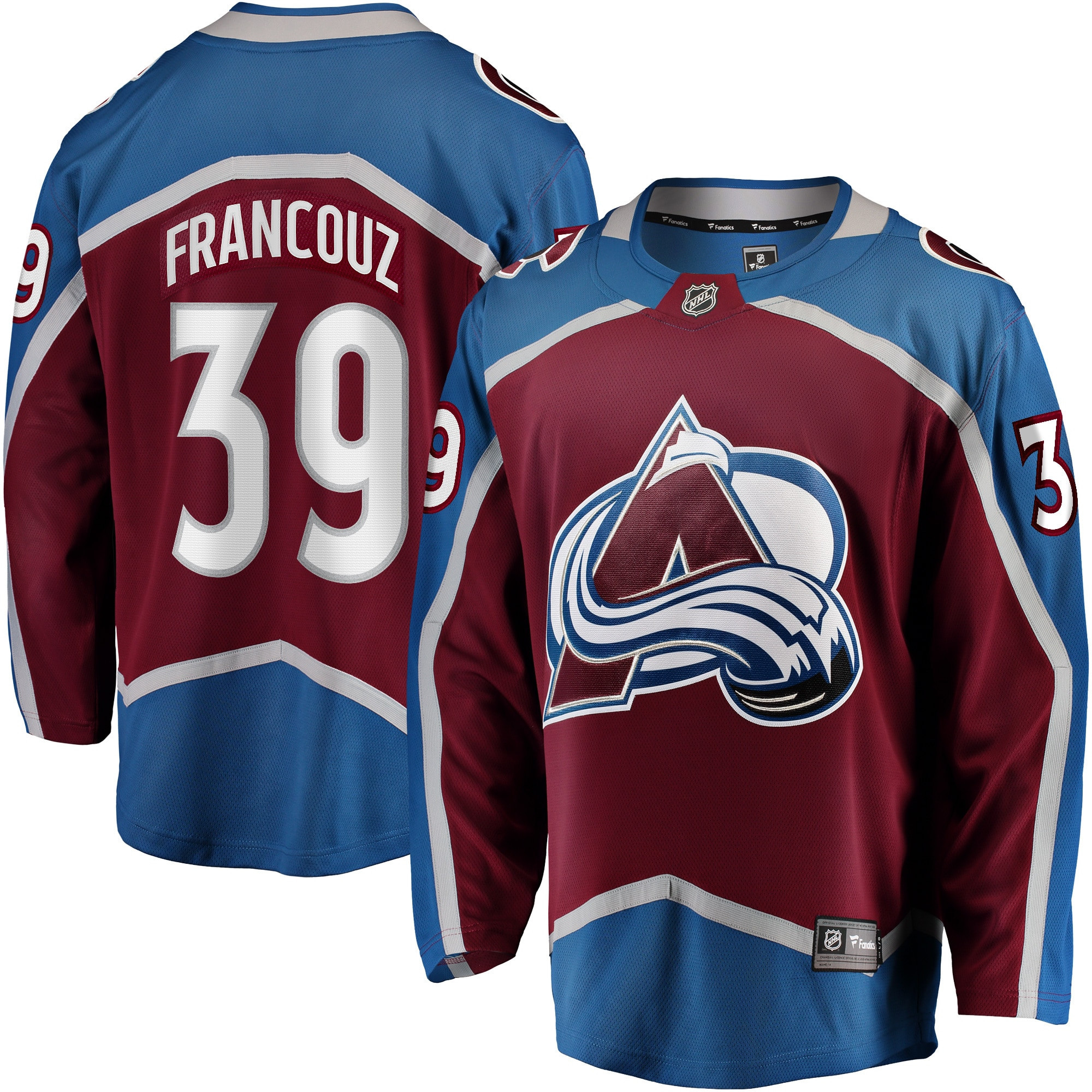 Pavel Francouz Colorado Avalanche Fanatics Branded Breakaway Player Jersey - Burgundy Nhl