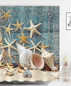 Peachy Pink Shower Curtain with Cartoon Plush Mat - Abstract Design with Waterproof and Bright Material for Bathroom 