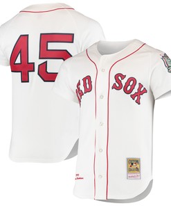 Pedro Martinez Boston Red Sox Mitchell & Ness 1999 Cooperstown Collection Home Authentic Jersey - White Mlb