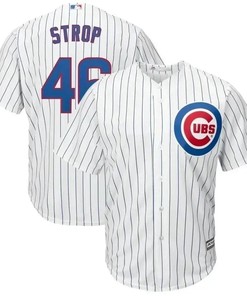 Pedro Strop Chicago Cubs Home Cool Base Player Jersey - White