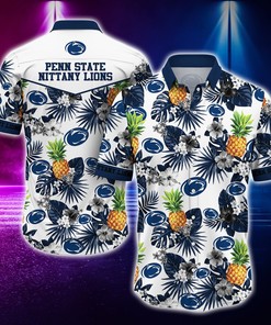 Penn State Nittany Lions Hawaii Shirt Style for Men for Women Vintage Funny Hawaiian Shirt
