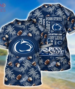 Penn State Nittany Lions Hawaiian Shirt, New Gift for Summer