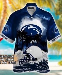 Penn State Nittany Lions NCAA Best Hawaiian Shirt Ever- Customize Any Team Any League
