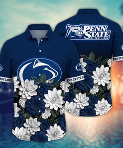 Penn State Nittany Lions NCAA Flower Hawaii Shirt For Fans Ver 12