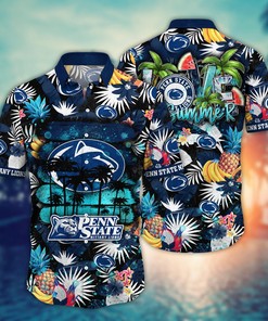 Penn State Nittany Lions NCAA Flower Hawaii Shirt For Fans Ver 13