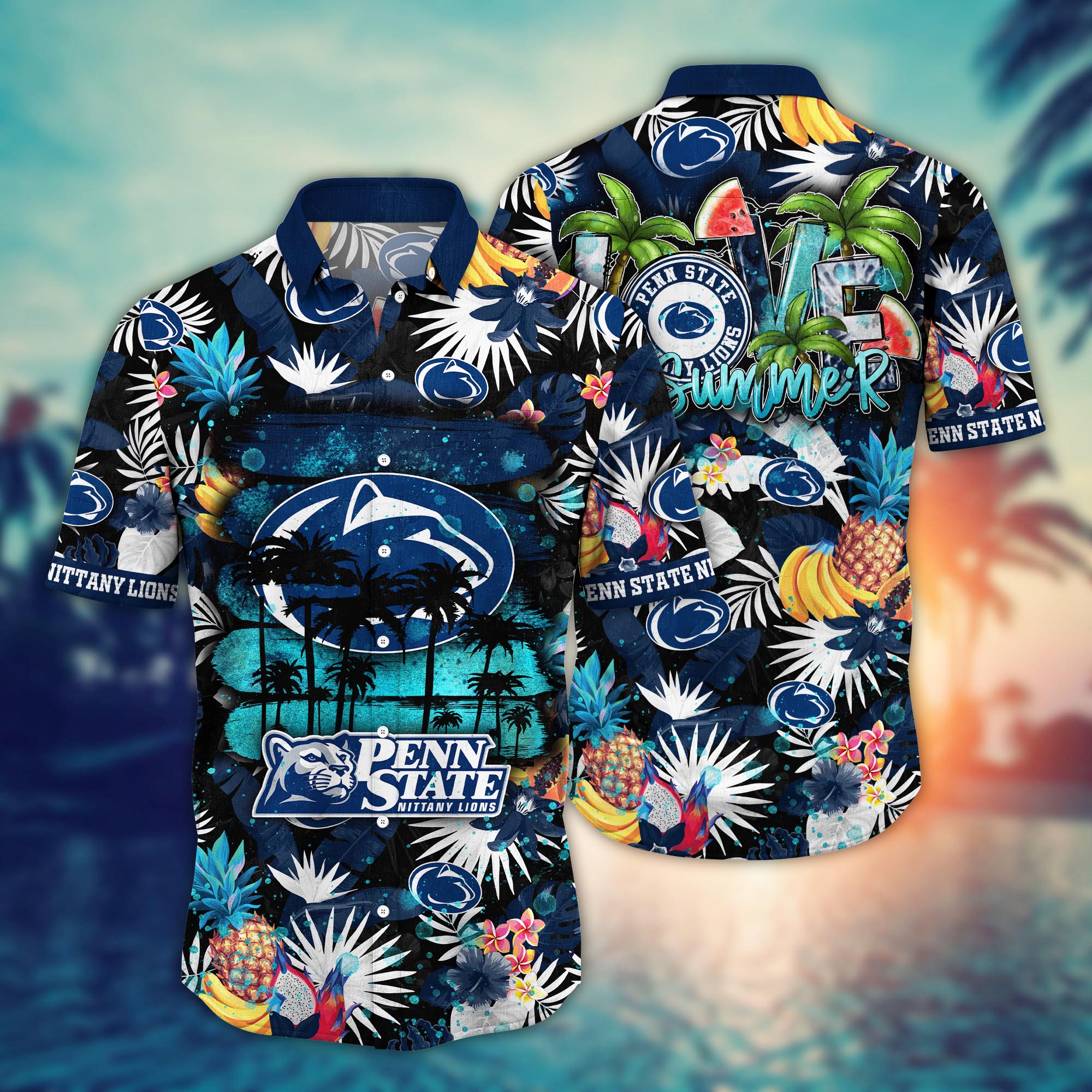 Penn State Nittany Lions NCAA Flower Hawaii Shirt For Fans Ver 13