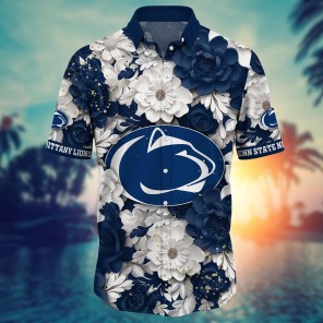 Penn State Nittany Lions NCAA Flower Hawaii Shirt For Fans Ver 14