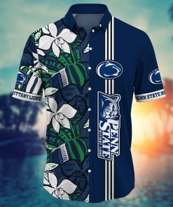Penn State Nittany Lions NCAA Flower Hawaii Shirt For Fans Ver 15