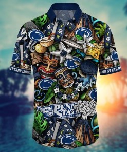 Penn State Nittany Lions NCAA Flower Hawaii Shirt For Fans Ver 16