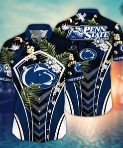 Penn State Nittany Lions NCAA Flower Hawaii Shirt For Fans Ver 17