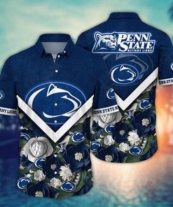Penn State Nittany Lions NCAA Flower Hawaii Shirt For Fans Ver 19