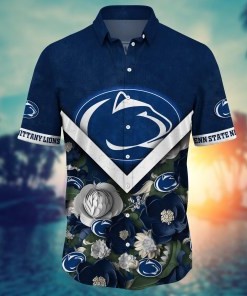 Penn State Nittany Lions NCAA Flower Hawaii Shirt For Fans Ver 19