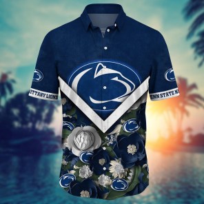 Penn State Nittany Lions NCAA Flower Hawaii Shirt For Fans Ver 19