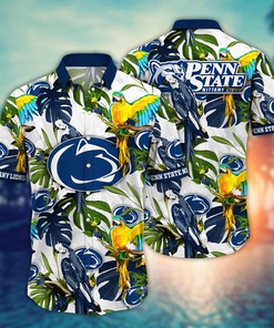 Penn State Nittany Lions NCAA Flower Hawaii Shirt For Fans Ver 2