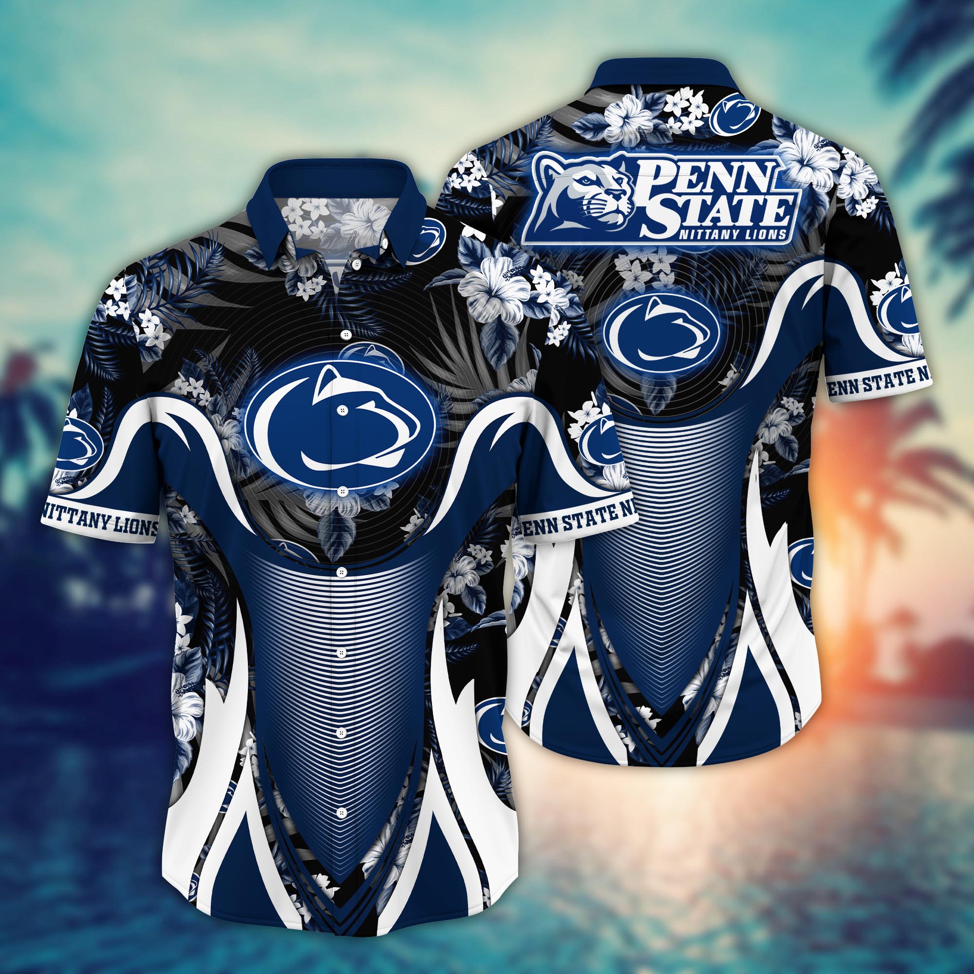Penn State Nittany Lions NCAA Flower Hawaii Shirt For Fans Ver 23